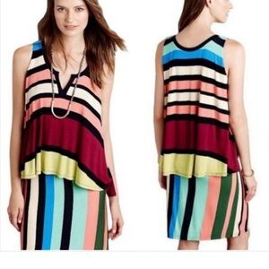 Maeve Navy and Pink Dress